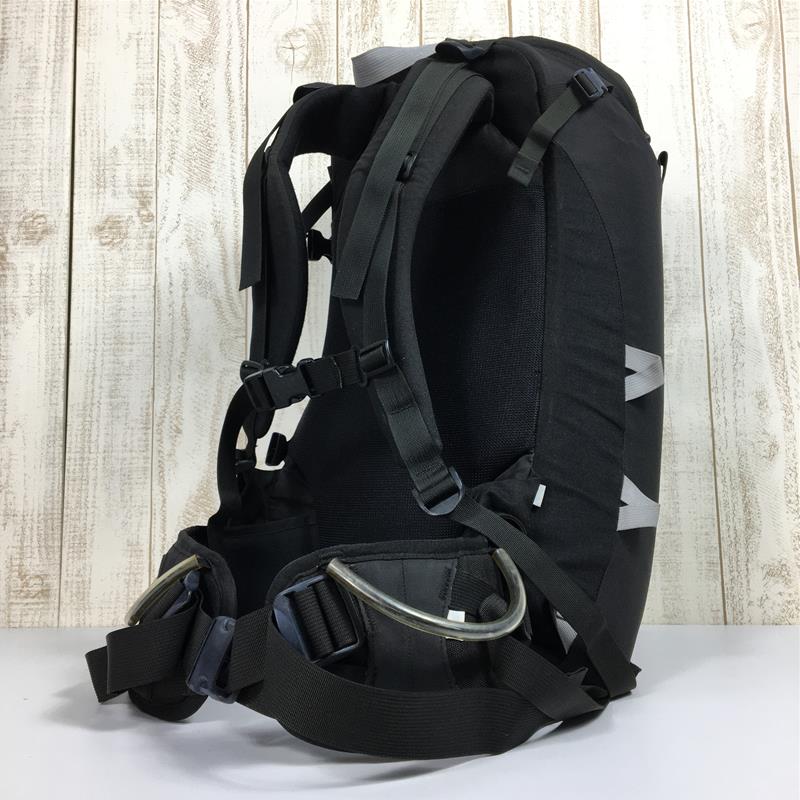 【M 黑色】Osprey Vertigo Pro 弹道尼龙登山包背包直夹克系统美国制造停产型号很难获得黑色容量【30L 至 54L】