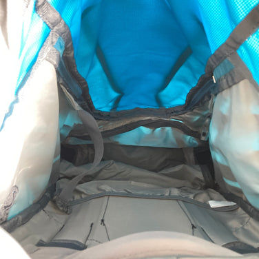 【Women's OneSize ブルー系】 Deuter ( ドイター ) エアーコンタクト プロ 65+15 SL Air Contact Pro 65+15 SL デニム / ミッドナイト ナイロン バッグ ストレージ バックパック 容量【55L～79L】 z0006005