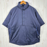 【Unisex 3 ネイビー系】 迷迭香 ( マンネンロウ ) パデッド ショートスリーブ シャツ Padded Short Sleeve Shirt Navy z00058953 Navy 化繊インサレーション アウター ジャケット トップス ウェア