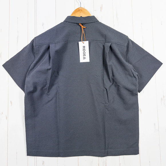 【Women's L グレー系】 Ridge Mountain Gear ( リッジマウンテンギア ) コンフィー プルオーバー ショートスリーブ シャツ Comfy Pullover Short Sleeve Shirt Charcoal Slate ポリエステル