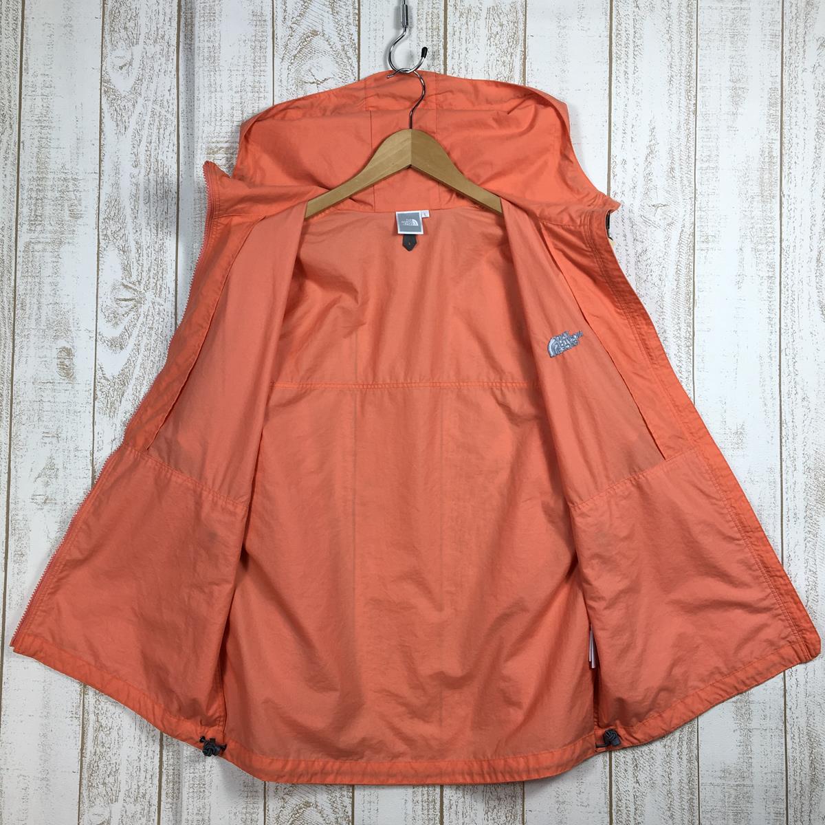 【Women's L オレンジ系】 The North Face ( ザ・ノースフェイス ) コンパクト ジャケット Compact Jacket ウィンドシェル フーディ NPW11410 Asian Women's  ウィンドシェル アウター ジャケット トップス