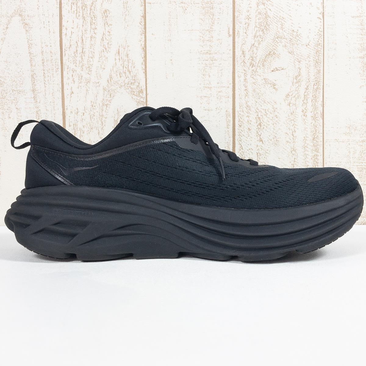 【男款27.0cm黑色】Hoka Oneone Bondi 8 Wide 公路跑鞋 1127953 男士 BBLC 黑色/黑色公路跑鞋鞋类