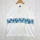 【Men's L ホワイト系】 1990s Patagonia ( パタゴニア ) カヤック プリント オーガニックコットン Tシャツ Kayak Print Organic Cotton T-Shirt 生産終了モデル 入手困難 黒タグ オーガニックコットン ウェ-1