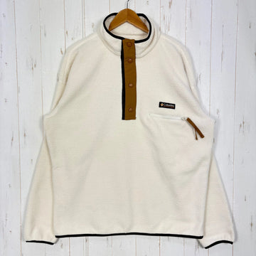 【Men's L ベージュ系】 Columbia ( コロンビア ) ヘルヴェティア II ハーフ スナップ フリース Helvetia II Half Snap Fleece ライトベージュ ポリエステル ウェア トップス アウター ジャケット フリース z000