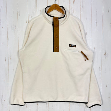 【Men's L ベージュ系】 Columbia ( コロンビア ) ヘルヴェティア II ハーフ スナップ フリース Helvetia II Half Snap Fleece ライトベージュ ポリエステル ウェア トップス アウター ジャケット フリース z000