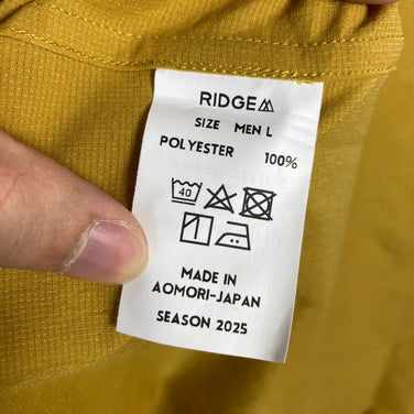 【Men's L イエロー系】 Ridge Mountain Gear ( リッジマウンテンギア ) ベーシック ロングスリーブ シャツ Basic Long Sleeve Shirt Rustic Mustard ポリエステル ウェア トップス インナー シャツ
