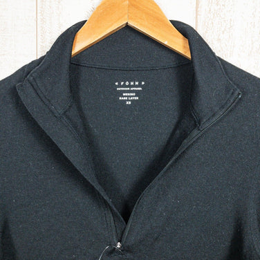 【XS ブラック系】 Fohn（フェーン） ハーフジップ トングスリーブ ウール シャツ ベースレイヤー メリノウール ウェア トップス インナー シャツ ロングスリーブシャツ z00050265 ロングスリーブシャツ インナー シャツ トップス ウェア - 【公式】2ndGEAR（セカンドギア）Webショップ【登山用品・アウトドア用品専門 買取販売店】