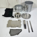 【OneSize シルバー系】 Snowpeak ( スノーピーク ) 火焔ストーブ コーエン クッカーセット Fire Flame Stove Koen Cooker Set BS-010CS z00056939  バーナー ストーブ クックウェア-4