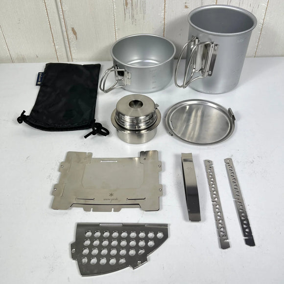 【OneSize シルバー系】 Snowpeak ( スノーピーク ) 火焔ストーブ コーエン クッカーセット Fire Flame Stove Koen Cooker Set BS-010CS z00056939  バーナー ストーブ クックウェア
