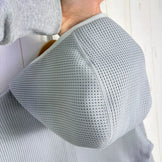 Unisex Size 1 Gray Mountain Martial Arts | MMA (Mountain Martial Arts) Polartec Net Mesh Hoodie, Polyester, Outerwear, Jacket