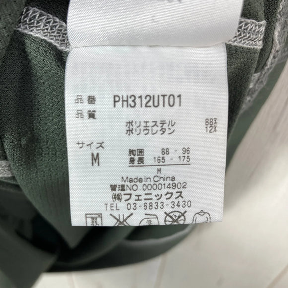 【Men's M グレー系】 Phenix ( フェニックス ) トランスファー ショートスリーブ Vネック Transfer S/S V-Neck ポリエステル ウェア トップス インナー シャツ ショートスリーブTシャツ クルーネック 化繊 z00057541