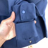 【男款 XS 藏青色系】 Millet ( 米勒 ) Breeze Mesh Long Sleeve Shirt ポリエステル ウェア トップス 内衣 衬衫 长袖衬衫 化纤 z00059263