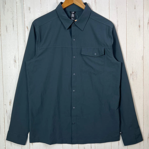 【Men's M ネイビー系】 Mountain Hardwear ( マウンテンハードウェア ) シェイドライトロングスリーブシャツ Shade Lite Long Sleeve Shirt ポリエステル ウェア トップス インナー シャツ ロングスリーブシャツ
