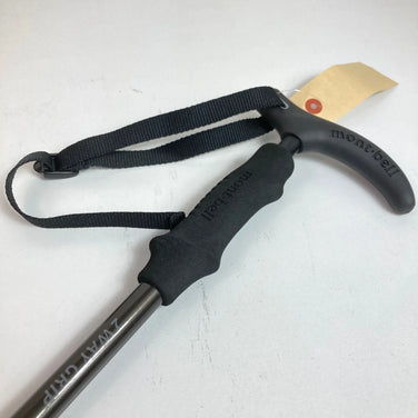 Montbell 双向握把碳纤维登山杖，防震，深灰色（GM 碳纤维登山杖，z00053027，深灰色）