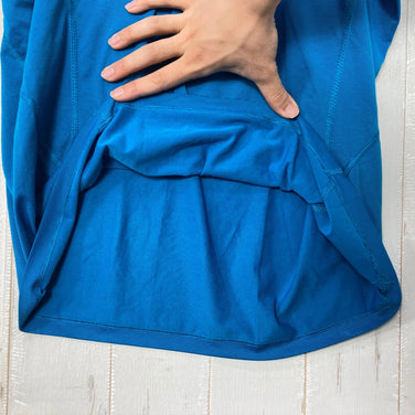 【Men's S ブルー系】 Arcteryx ( アークテリクス ) モータス クルー ショートスリーブ Motus Crew Short Sleeve Phasic SL 吸汗速乾 UPF25 フラットロックシーム ポリエステル ウェア トップス インナー シ