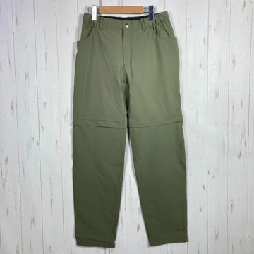 【Men's S グリーン系】 Millet ( ミレー ) マウンテン ストレッチ ジップオフパンツ Mountain Stretch Zip-Off Pants ナイロン ウェア ボトムス コンバーチブルパンツ z00054694  コンバーチブルパンツ ボトム - 0