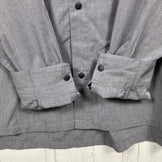Unisex XL Gray Yamatomichi Bamboo Shirt, Long Sleeve Shirt (z00053993), perfect as an inner shirt or top.