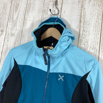 【Women's S ブルー系】 Montura ( モンチュラ ) エアー アクション ハイブリッド ジャケット W Air Action Hybrid Jacket Women フリース ソフトシェル Gore-Tex Active MJAW35W Interna - 【公式】2ndGEAR（セカンドギア）Webショップ【登山用品・アウトドア用品専門 買取販売店】