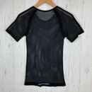 【Men's L-XL ブラック系】 Millet ( ミレー ) ドライナミック メッシュ ショートスリーブ DRYNAMIC MESH SS BLACK-NOIR 吸汗速乾 抗菌消臭 ポリプロピレン ウェア トップス インナー シャツ ショートスリーブTシャツ クルー-2