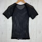 【Men's L-XL ブラック系】 Millet ( ミレー ) ドライナミック メッシュ ショートスリーブ DRYNAMIC MESH SS BLACK-NOIR 吸汗速乾 抗菌消臭 ポリプロピレン ウェア トップス インナー シャツ ショートスリーブTシャツ クルー