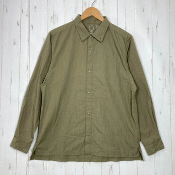 【Unisex M グリーン系】 Yamatomichi ( 山と道 ) バンブー シャツ Bamboo Shirt レーヨン ウェア トップス インナー シャツ ロングスリーブシャツ 化繊 z00059451  化繊 ロングスリーブシャツ インナー シャツ トップス
