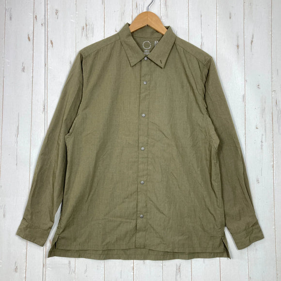 【Unisex M グリーン系】 Yamatomichi ( 山と道 ) バンブー シャツ Bamboo Shirt レーヨン ウェア トップス インナー シャツ ロングスリーブシャツ 化繊 z00059451  化繊 ロングスリーブシャツ インナー シャツ トップス