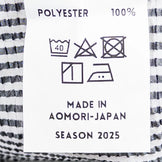 Men's Medium Gray Ridge Mountain Gear Basic Short Sleeve Shirt Stripe Gray/White Polyester Top