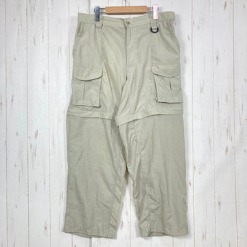 【Men's M ベージュ系】 1990s Columbia ( コロンビア ) フィッシング コンバーチブル カーゴパンツ Fishing Convertible Cargo Pants 生産終了モデル 入手困難 旧タグ ナイロン ウェア ボトムス コンバーチブル