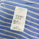 【Women's L ブルー系】 Nanga ( ナンガ ) スプリング ストライプ シャツ Spring Stripe Shirt N2501-1J508B BLU z00058261 BLU コットン ショートスリーブシャツ インナー シャツ トップス ウェア-6