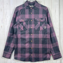 【Men's M パープル系】 Aclima ( アクリマ ) レジャーウール リボーン ウール シャツ LeisureWool ReBorn Wool Shirt 106310 369 CHECK DARK GREY/BORDEAUX z00055898 369-1