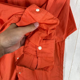 【Unisex M オレンジ系】 Yamatomichi ( 山と道 ) バンブー シャツ Bamboo Shirt バンブーポリエステル 日本製 レーヨン ウェア トップス インナー シャツ ロングスリーブシャツ  z00061016   ロングスリーブシャツ イン