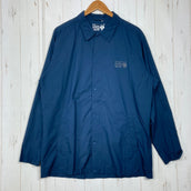 【Men's XL ネイビー系】 Mountain Hardwear ( マウンテンハードウェア ) コア エアシェル シャツ ジャケット Kor AirShell Shirt Jacket ナイロン ウェア トップス インナー シャツ ロングスリーブシャツ 化繊 z