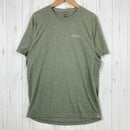 【Men's S グリーン系】 2015 Patagonia ( パタゴニア ) ショートスリーブ ナイン トレイルズ シャツ Short-Sleeved Nine Trails Shirt ポリエステル ウェア トップス インナー シャツ ショートスリーブTシャツ-1