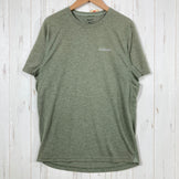 【Men's S グリーン系】 2015 Patagonia ( パタゴニア ) ショートスリーブ ナイン トレイルズ シャツ Short-Sleeved Nine Trails Shirt ポリエステル ウェア トップス インナー シャツ ショートスリーブTシャツ