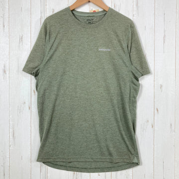 【Men's S グリーン系】 2015 Patagonia ( パタゴニア ) ショートスリーブ ナイン トレイルズ シャツ Short-Sleeved Nine Trails Shirt ポリエステル ウェア トップス インナー シャツ ショートスリーブTシャツ