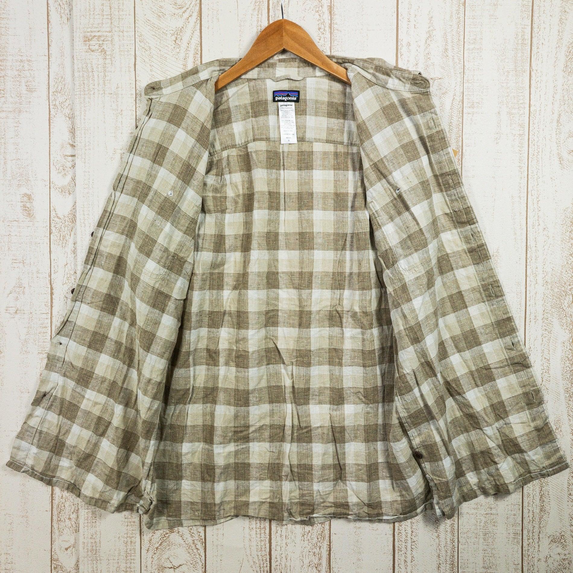 【Men's M ベージュ系】 2014 Patagonia ( パタゴニア ) マイグレーション ヘンプ シャツ Migration Hemp Shirt WLKH 入手困難 ヘンプ ウェア トップス インナー シャツ ショートスリーブシャツ コットン z0005 - 【公式】2ndGEAR（セカンドギア）Webショップ【登山用品・アウトドア用品専門 買取販売店】