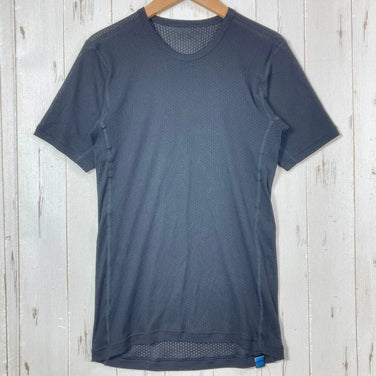 [Men's M Black] Finetrack Drylayer Basic T Polyester Wear Top Inner Shirt Short Sleeve T-shirt Crew Neck Synthetic Fiber z00057544 Synthetic Fiber Short Sleeve T-shirt Crew Neck