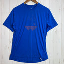 【Men's S ブルー系】 Haglofs ( ホグロフス ) ソーン ショートスリーブ ティー THORN SS TEE ポリエステル ウェア トップス インナー シャツ ショートスリーブTシャツ クルーネック 化繊 z00056214  化繊 ショートスリー-1
