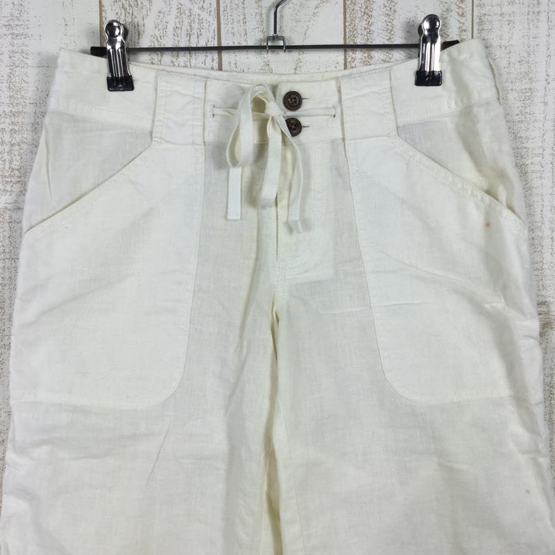 [Women's 0 Ivory] Patagonia Island Hemp Capris Knicker Pants Shorts 56620 International Women's PRL Synthetic Shorts Bottoms