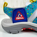 【Unisex 27.0cm ブルー系】 Keen ( キーン ) NEW PORT RETRO × FUJI ROCK FESTIVAL 2023（フジロック）コラボモデル サンダル 1028138 MULTI/SURF THE WEB z00055281 MULTI/SU-7