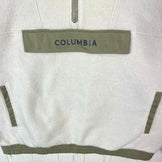 Columbia Tree Swallow Half Zip Fleece, Women's Large, Ivory. Polyester fleece top, outerwear, jacket, z00053560.