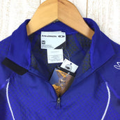 【Women's M ブルー系】 Salomon ( サロモン ) エクゾ モーション 1/2 ジップ 長袖tee ウィメンズ Exo Motion 1/2 Zip Ls Tee W L30926400 International Women's 化繊 ロングスリー - 【公式】2ndGEAR（セカンドギア）Webショップ【登山用品・アウトドア用品専門 買取販売店】