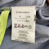 【Women's M ブルー系】 Icebreaker ( アイスブレーカー ) スーパーファイン ウルトラライト 150 ハーフボタン ティー メリノウール ウェア トップス インナー シャツ ロングスリーブTシャツ クルーネック ウール z00055035  ウー