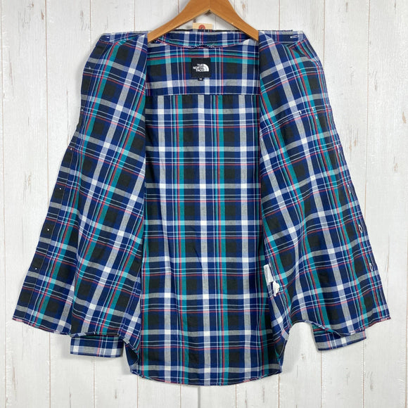 【Men's M ネイビー系】 The North Face ( ザ・ノースフェイス ) マキシ フレッシュ シャツ Maxi Fresh Shirt ポリエステル ウェア トップス インナー シャツ ロングスリーブシャツ 化繊 z00054259  化繊 ロングス