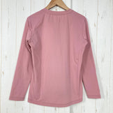 [Women's S Pink] Finetrack Drolt Quad Long Sleeve Polyester Wear Top Inner Shirt Long Sleeve T-Shirt Crew Neck Synthetic Fiber z00059219 Synthetic Fiber Long Sleeve T-Shirt Crew