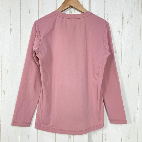 【Women's S ピンク系】 Finetrack ( ファイントラック ) ドラウト クアッド ロングスリーブ ポリエステル ウェア トップス インナー シャツ ロングスリーブTシャツ クルーネック 化繊 z00059219  化繊 ロングスリーブTシャツ クルー
