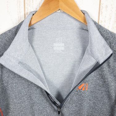 【Men's L グレー系】 Millet ( ミレー ) アイラ ジップ ロングスリーブ Eira Zip Longsleeve MIV01808 Men's Charcoal Heather 化繊 アウター ジャケット トップス ウェア - 【公式】2ndGEAR（セカンドギア）Webショップ【登山用品・アウトドア用品専門 買取販売店】