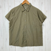 【Women's M グリーン系】 Yamatomichi ( 山と道 ) バンブー ショートスリーブ シャツ Bamboo Short Sleeve Shirt レーヨン ウェア トップス インナー シャツ ショートスリーブシャツ z00060096 ショートス
