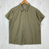 【Women's M グリーン系】 Yamatomichi ( 山と道 ) バンブー ショートスリーブ シャツ Bamboo Short Sleeve Shirt レーヨン ウェア トップス インナー シャツ ショートスリーブシャツ z00060096 ショートス