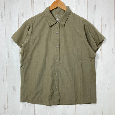 【Women's M グリーン系】 Yamatomichi ( 山と道 ) バンブー ショートスリーブ シャツ Bamboo Short Sleeve Shirt レーヨン ウェア トップス インナー シャツ ショートスリーブシャツ  z00060096   ショートス